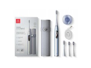 Електрична зубна щітка Oclean X Pro Digital Set Electric Toothbrush Glamour Silver (6970810552584)