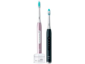 Електрична зубна щітка ORAL-B Pulsonic Slim Luxe 4900 RoseGold + MatteBlack