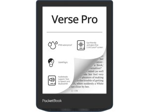 Електронна книга PocketBook 634 Verse Pro Azure (PB634-A-CIS)