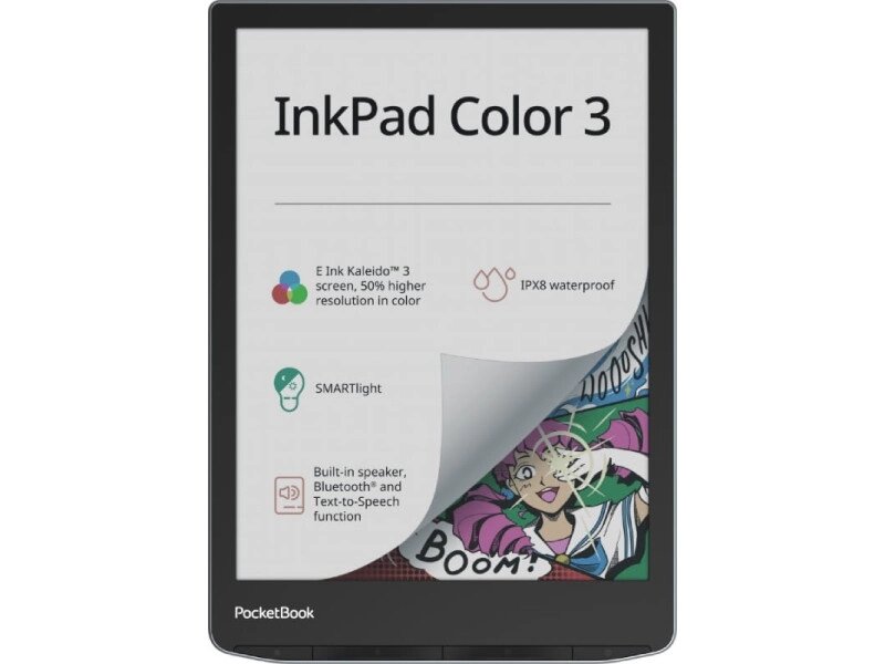 Електронна книга PocketBook 743C InkPad Color 3, Stormy Sea (PB743K3-1-CIS) від компанії DENIKA | ІНТЕРНЕТ МАГАЗИН - фото 1