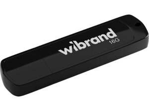 Флешка wibrand 16 GB grizzly black USB 2.0 (WI2.0/GR16P3b)