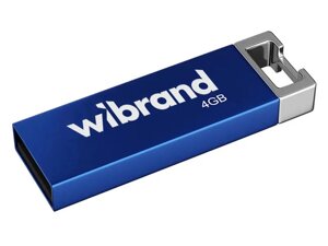 Флешка wibrand 4 GB chameleon blue USB 2.0 (WI2.0/CH4u6U)