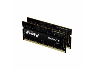 Модуль пам'яті hyperx sodimm DDR4 16GB (2x8GB) 2666 mhz fury impact (kingston fury) (KF426S15IBK2/16)