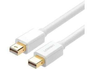 Кабель UGREEN MD111 Mini DisplayPort Male to Male 2 м White (10429)