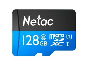 Карта пам'яті netac 128 GB microsdxc class 10 UHS-I + SD adapter NT02P500STN-128G-R