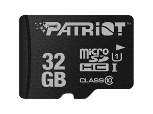 Карта пам'яті patriot 32 GB microsdhc UHS-I LX series PSF32GMDC10