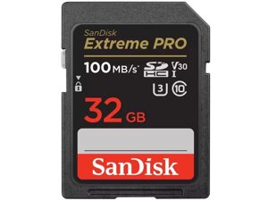 Карта пам'яті sandisk 32 GB SDHC UHS-I U3 V30 extreme PRO ( sdsdxxo-032G-GN4in)