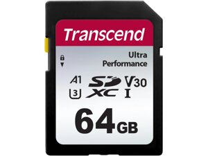 Карта пам'яті transcend 64 GB SDXC UHS-I U3 V30 A2 340S TS64GSDC340S