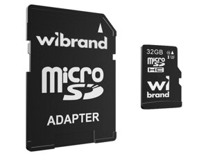 Карта пам'яті wibrand 32 GB microsd UHS-I U3 class 10 (wicdhu3/32GB-A)