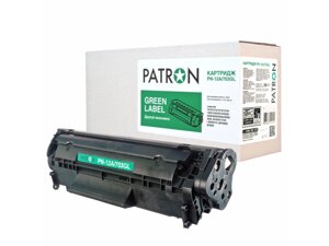 Картрідж patron HP LJ Q2612A/CANON 703 GREEN LABEL (PN-12A/703GL)