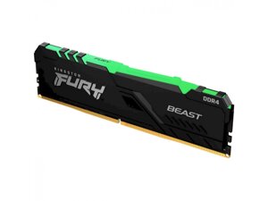 Модуль пам'яті kingston FURY 8 GB DDR4 3600 mhz beast RGB (KF436C17BBA/8)