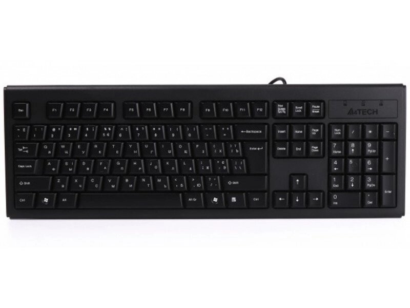 Клавіатура A4 Tech KRS-83 USB Black від компанії DENIKA | ІНТЕРНЕТ МАГАЗИН - фото 1