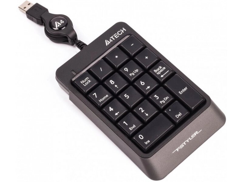 Клавіатура A4Tech FK13 Grey від компанії DENIKA | ІНТЕРНЕТ МАГАЗИН - фото 1