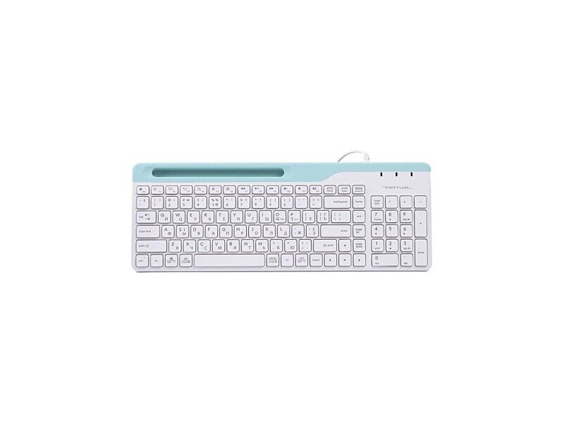 Клавіатура A4Tech Fstyler FK25 White USB від компанії DENIKA | ІНТЕРНЕТ МАГАЗИН - фото 1