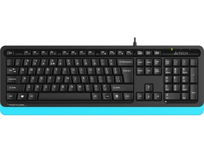 Клавіатура A4Tech Fstyler FKS10 USB Blue від компанії DENIKA | ІНТЕРНЕТ МАГАЗИН - фото 1