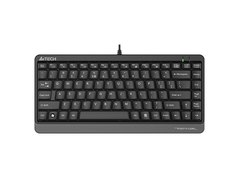 Клавіатура A4Tech Fstyler FKS11 Grey від компанії DENIKA | ІНТЕРНЕТ МАГАЗИН - фото 1