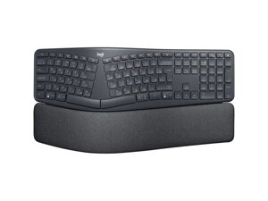 Клавіатура Logitech ERGO K860 Bluetooth/Wireless UA Black (920-010108)