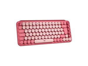 Клавіатура Logitech POP Keys Wireless Mechanical Keyboard UA Rose (920-010737)