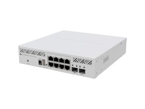 Комутатор керований рівня 3 MikroTik CRS310-8G+2S+IN