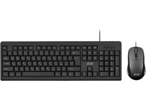 Комплект (клавіатура + миша) 2E MK401 USB Black (MK401UB_UA)
