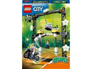 Конструктор Lego City Stuntz Каскадерське завдання «Нокдаун»60341)