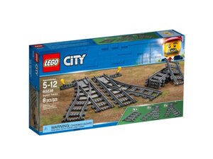 Конструктор Lego City Залізничні стрілки 8 деталей (60238)