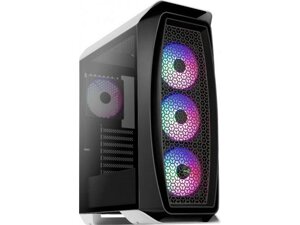 Корпус Aerocool Aero One Frost-GWTv1 White Mid Tower FRGB glass side panel