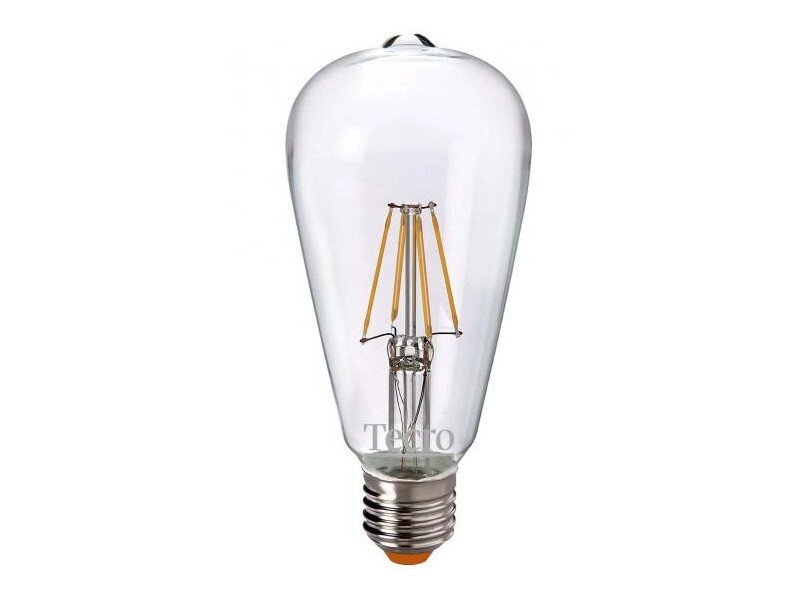 Лампа Tecro LED Loft ST64-3W-2.7K-E27 від компанії DENIKA | ІНТЕРНЕТ МАГАЗИН - фото 1
