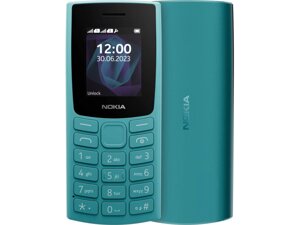 Мобільний телефон Nokia 105 SS 2023 Cyan