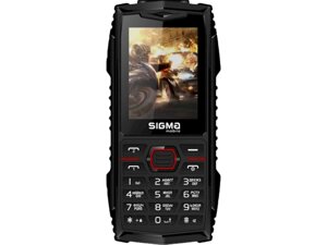 Мобільний телефон Sigma Mobile X-TREME AZ68 black-red