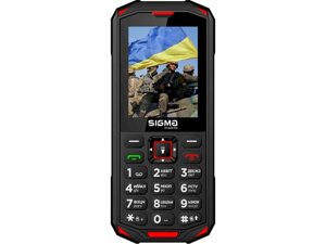 Мобільний телефон Sigma mobile X-treme PA68 Black-Red