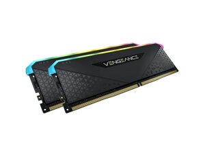 Модуль пам'яті corsair 32 GB (2x16GB) DDR4 3600 mhz vengeance RGB RS (CMG32GX4m2D3600C18)