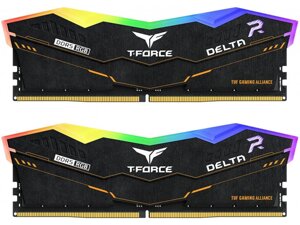 Модуль пам'яті team T-force delta TUF gaming alliance RGB DDR5 32 gb (kit 16 gb x 2) 5200 mhz (FF5d532G5200HC40CDC01)
