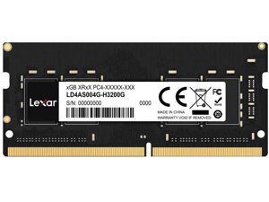 Модуль пам'яті lexar 32 GB SO-DIMM DDR4 3200 mhz (LD4as032G-B3200GSST)