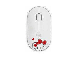 Миша logitech pebble M350 wireless HELLO KITTY WHITE (910-006031)