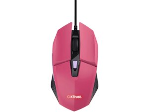 Миша trust GXT 109 felox RGB pink (25068)