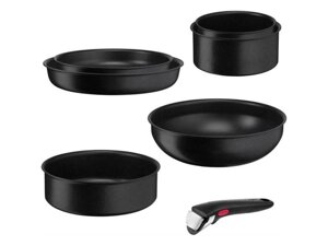 Набір каструль і сковорідок Tefal Ingenio Black Stone L3998702