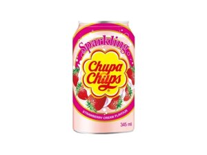 Напій газований Chupa Chups Strawberry Cream 345 мл
