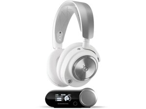 Навушники з мікрофоном SteelSeries Arctis Nova Pro Wireless White (61524)