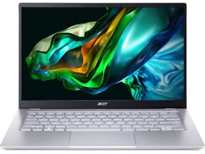 Ноутбук acer swift go 14 SFG14-41-R8jv pure silver (NX. KG3eu. 002)