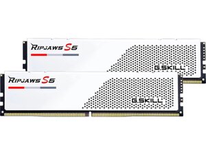 Пам'ять для настільних комп'ютерів G. Skill 32 GB (2x16GB) DDR5 5600 MHz Ripjaws S5 Matte White