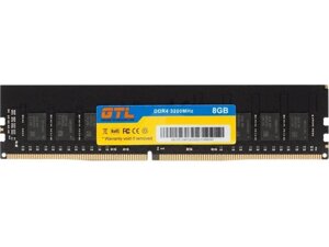 Пам'ять для настільних комп'ютерів GTL 8 GB DDR4 3200 MHz (8D432BK)