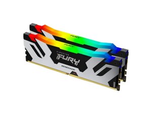 Пам'ять для настільних комп'ютерів Kingston FURY Renegade RGB DDR5-6000 64GB KIT (2x32GB) (KF560C32RSAK2-64)