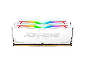 Пам'ять для настільних комп'ютерів OCPC 16 GB (2x8GB) DDR4 3600 mhz X3 RGB white (MMX3a2K16GD436C18W)