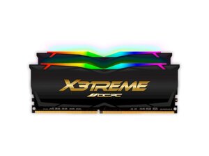 Пам'ять для настільних комп'ютерів OCPC 16 GB (2x8GB) DDR4 4000 mhz X3 RGB black label (MMX3a2K16GD440C19BL)