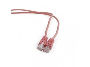 Патч-корд Cablexpert UTP (PP12-2M/RO) литий, 50u штекер із клямкою, 2 м, рожевий