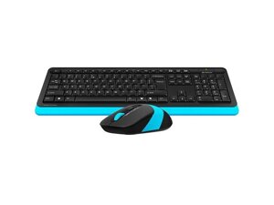 Комплект (клавіатура + миша) A4Tech Fstyler FG1010 Black / Blue