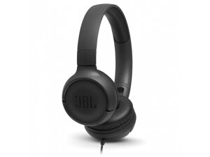 Навушники з мікрофоном JBL T500 Black (jblT500BLK)