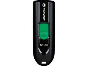 USB флеш нагромадічувач Transcend 128 GB JetFlash 790C Black (TS128GJF790C)