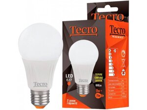 Лампа Tecro PRO A60 9W 3000K E27